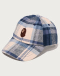 BAPE CHECK PANEL CAP MENS