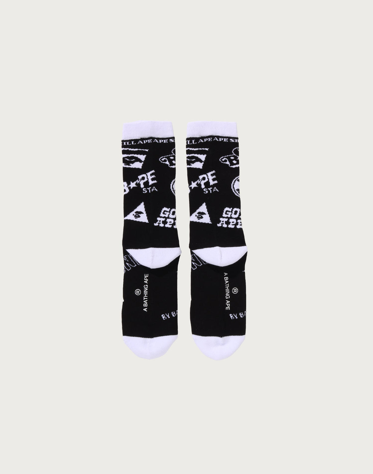 BAPE GRAPHIC PATTERN SOCKS MENS