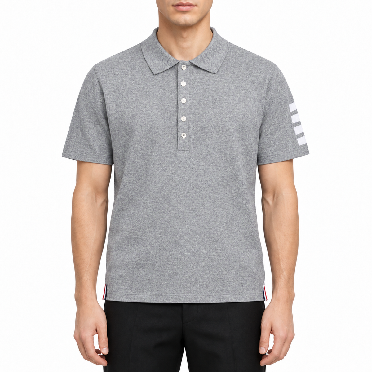 Four-bar sleeve T-shirt | Thom Browne