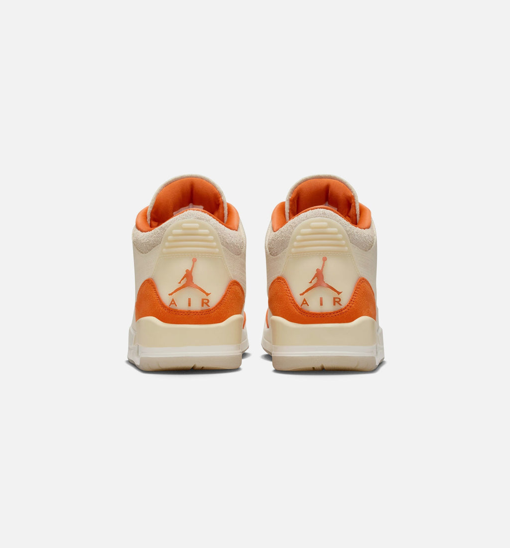Air Jordan 3 Retro Starfish Women's Lifestyle Shoes - Fossil Grey/Starfish/Sail