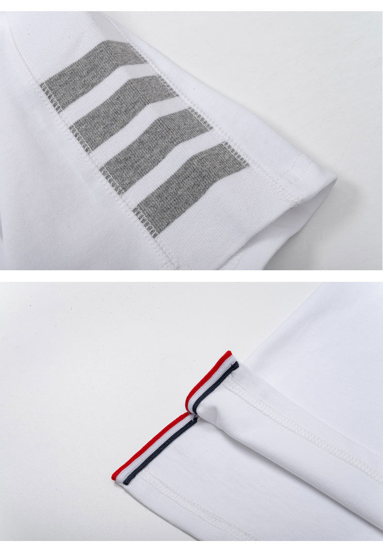 Four-bar sleeve T-shirt | Thom Browne