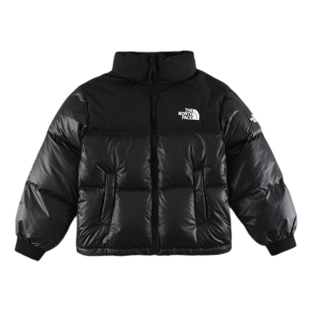 The North Face Nuptse Cropped Puffer Jacket | Black | 700-Fill Down