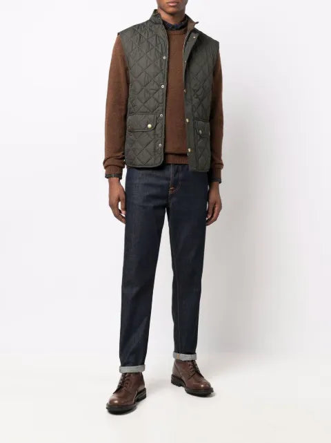 Barbour crew neck knitted jumper