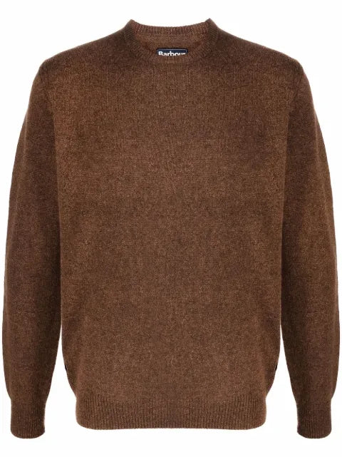 Barbour crew neck knitted jumper