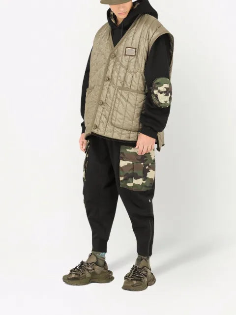 Dolce & Gabbana camouflage-print logo hoodie