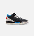 Air Jordan 3 Retro OG Rare Air Men's Shoes - Black Chile Red Neutral Grey