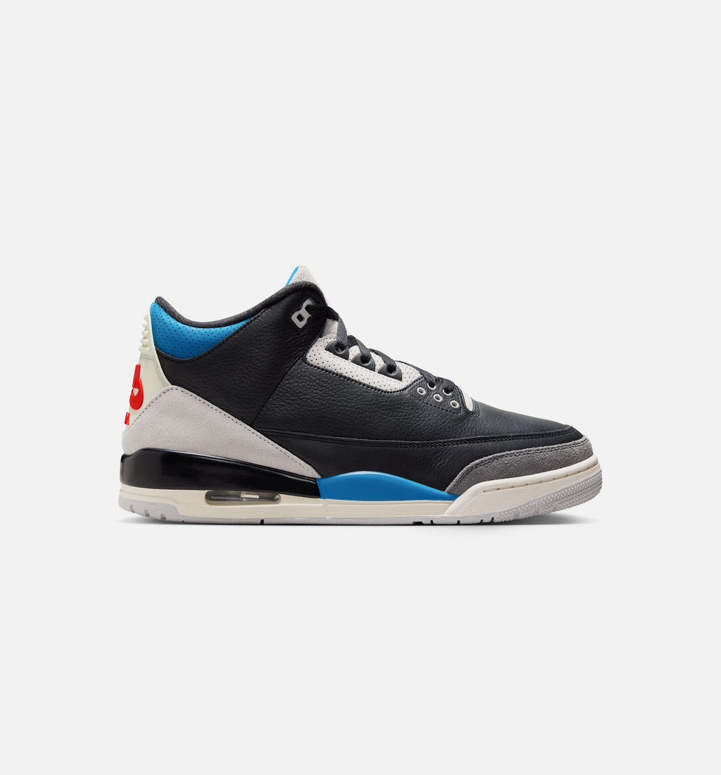 Air Jordan 3 Retro OG Rare Air Men's – Black/Chile Red/Neutral Grey
