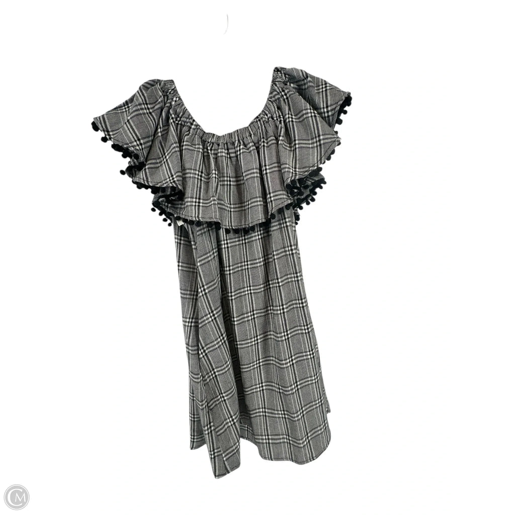 Dress Casual Short By Umgee In Plaid Pattern, Size: L