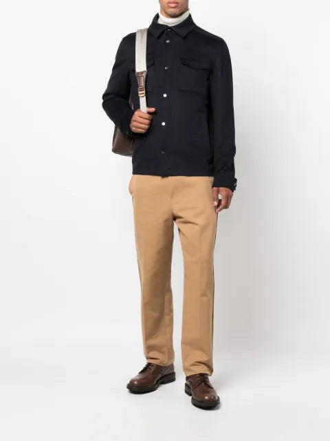 Herno virgin-wool shirt jacket