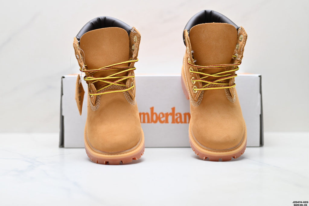 Timberland Wheat Kids Premium Leather Boot