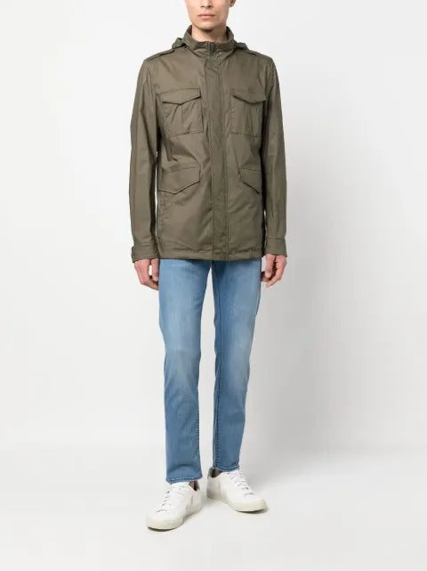 Herno long-sleeve zip-up hoodie jacket
