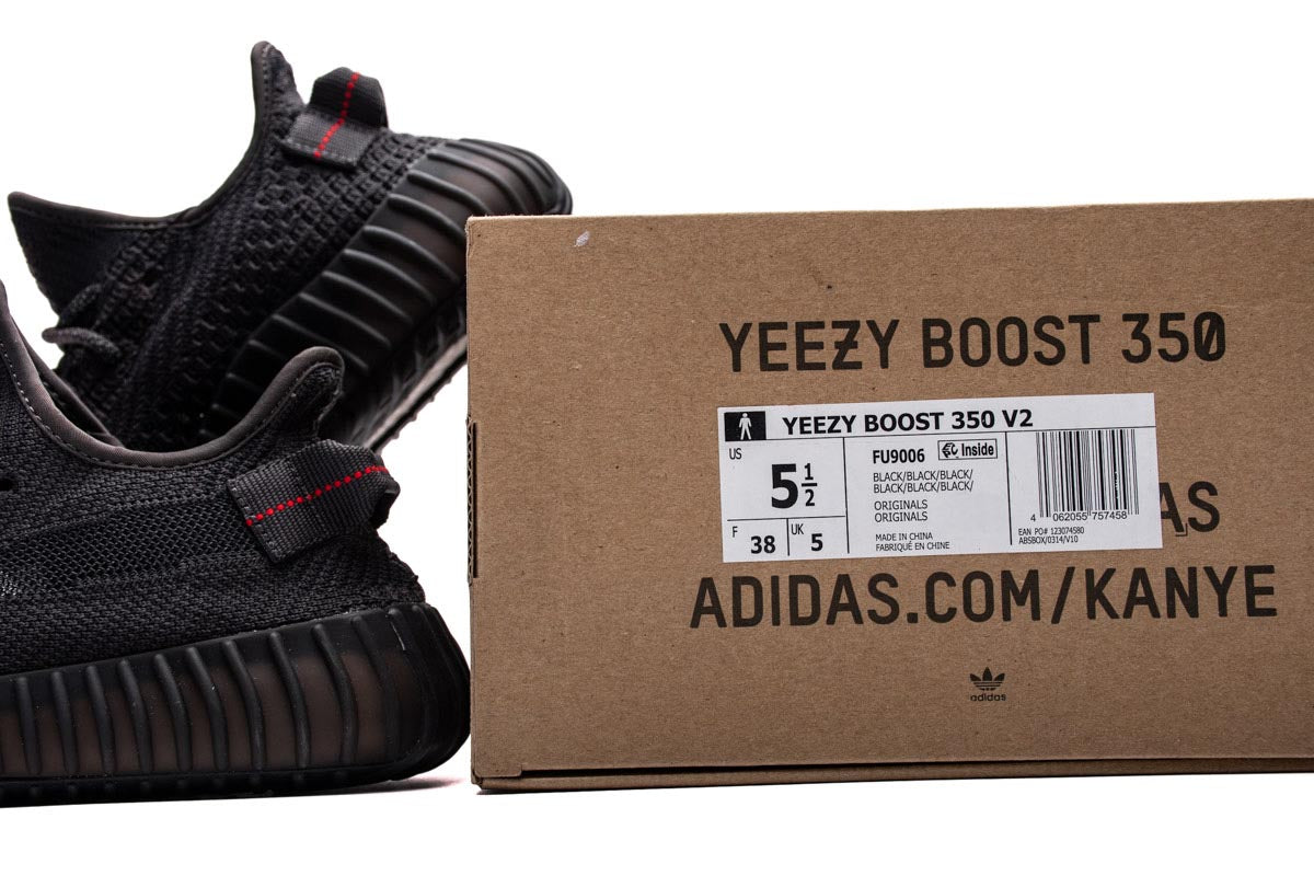 adidas Yeezy Boost 350 V2 Black (Non-Reflective) Reps Sneaker FU9006