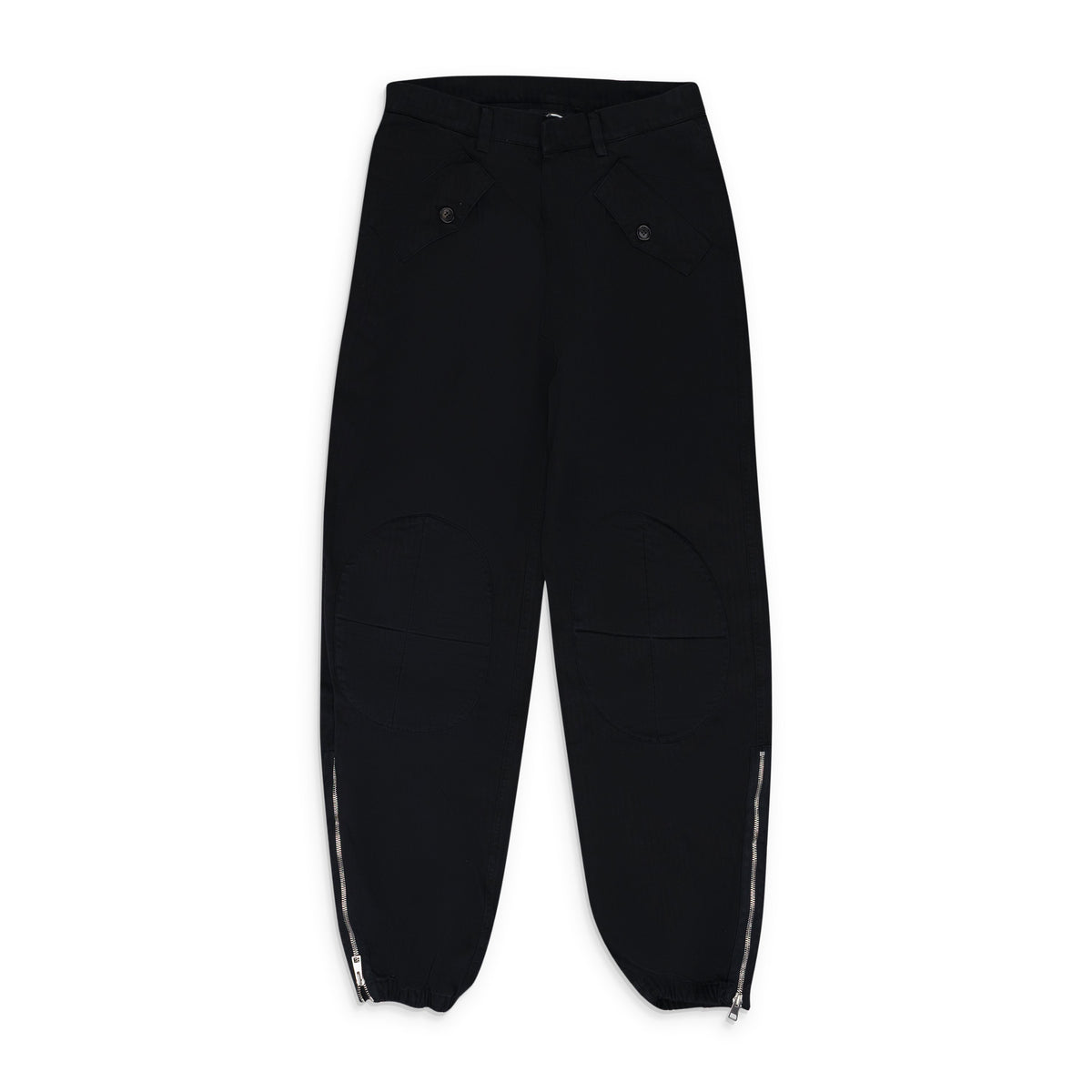 Black Relaxed Cargo Pants
