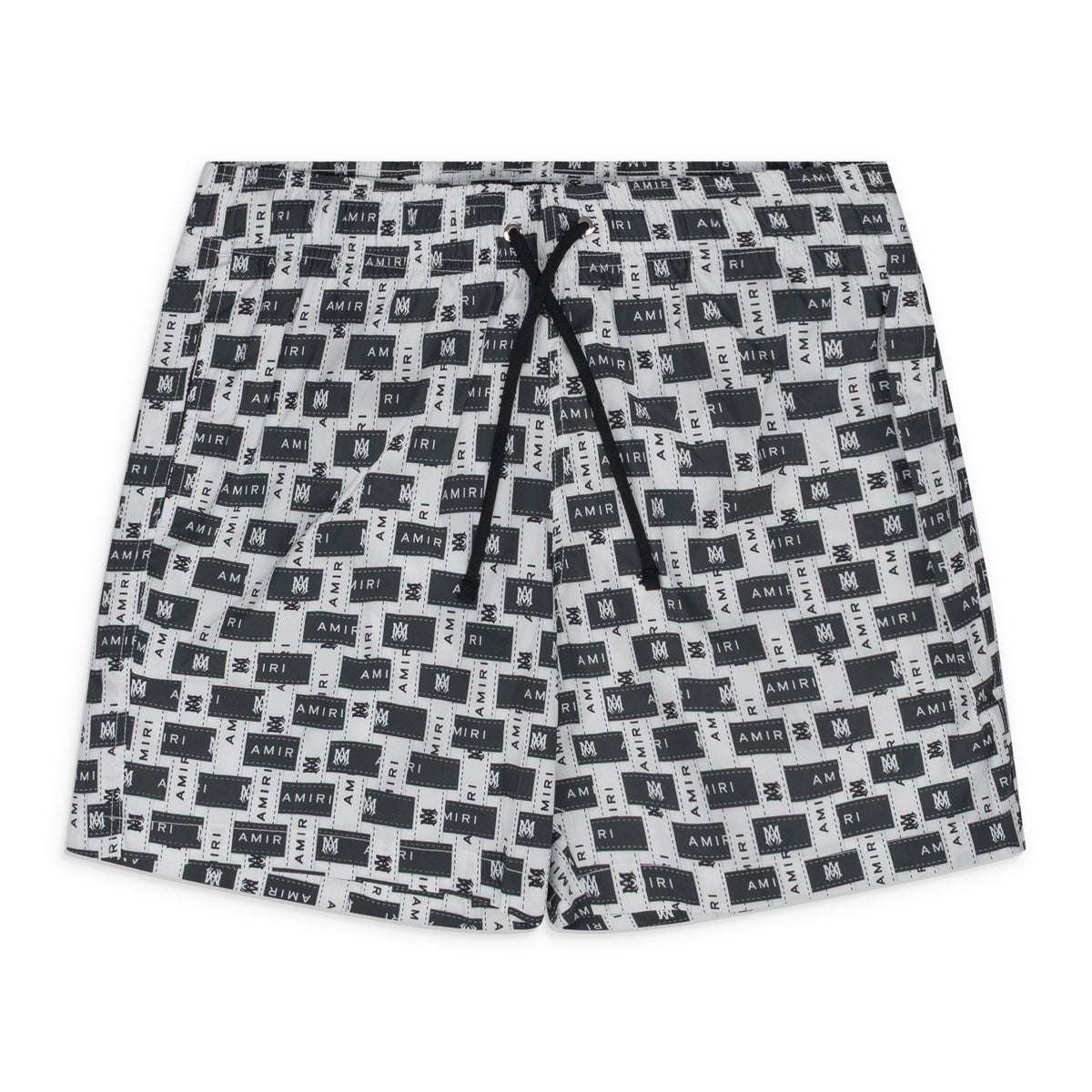 Black/White Amiri Interweave Swimtrunk