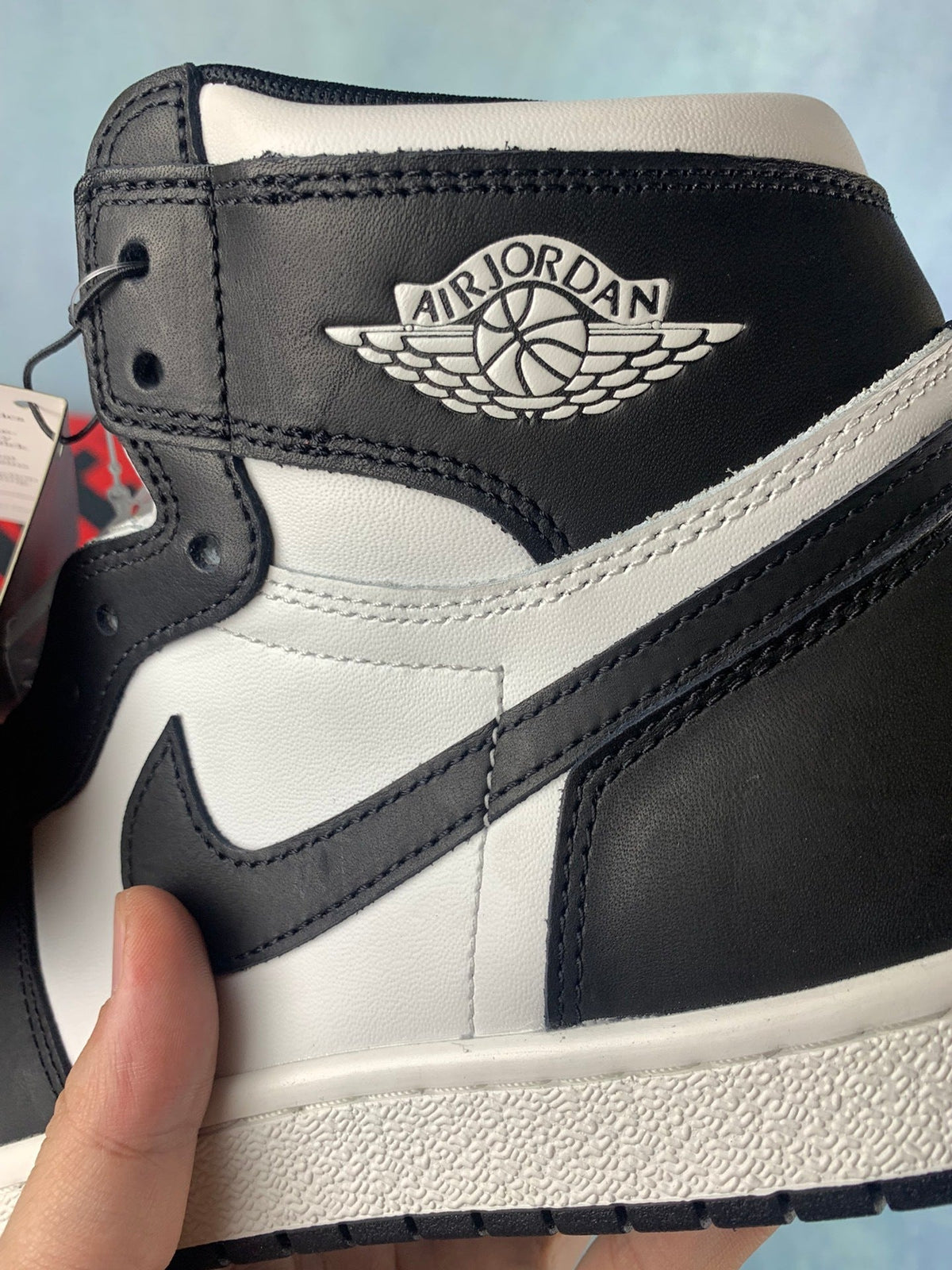 Air Jordan 1 High Black and White Panda 85 Unisex Sneakers BQ4422-001 Style 16