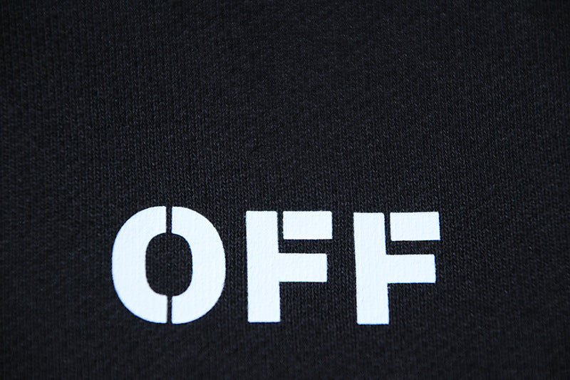 OFF-WHITE Spiral Scribble Graphic Hoodie