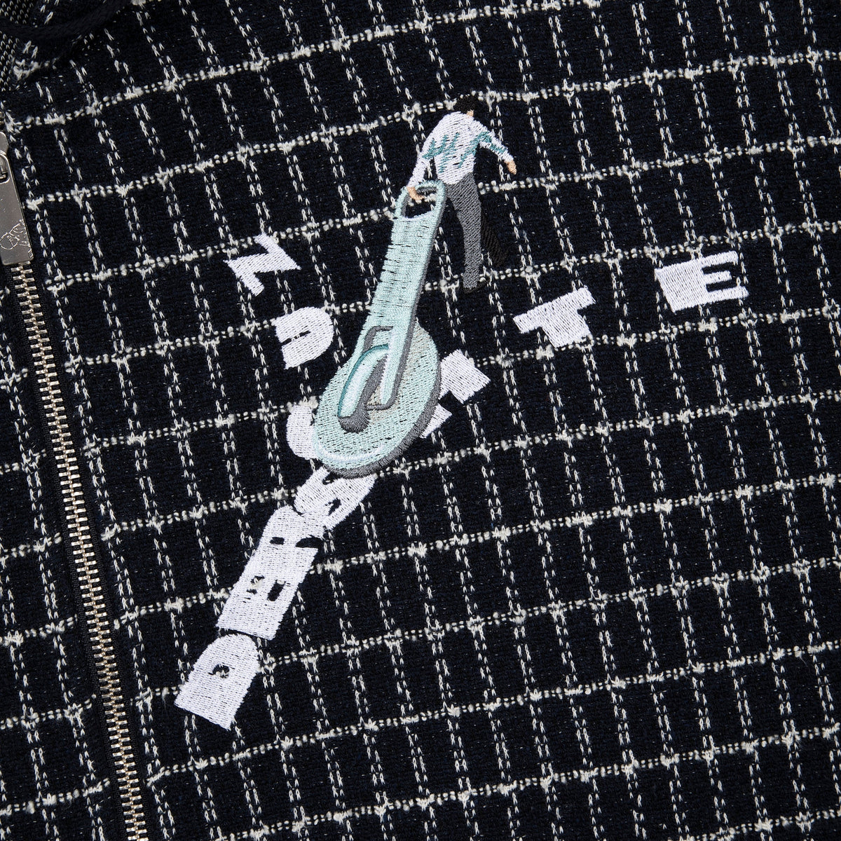 "on air" tweed Zip Up