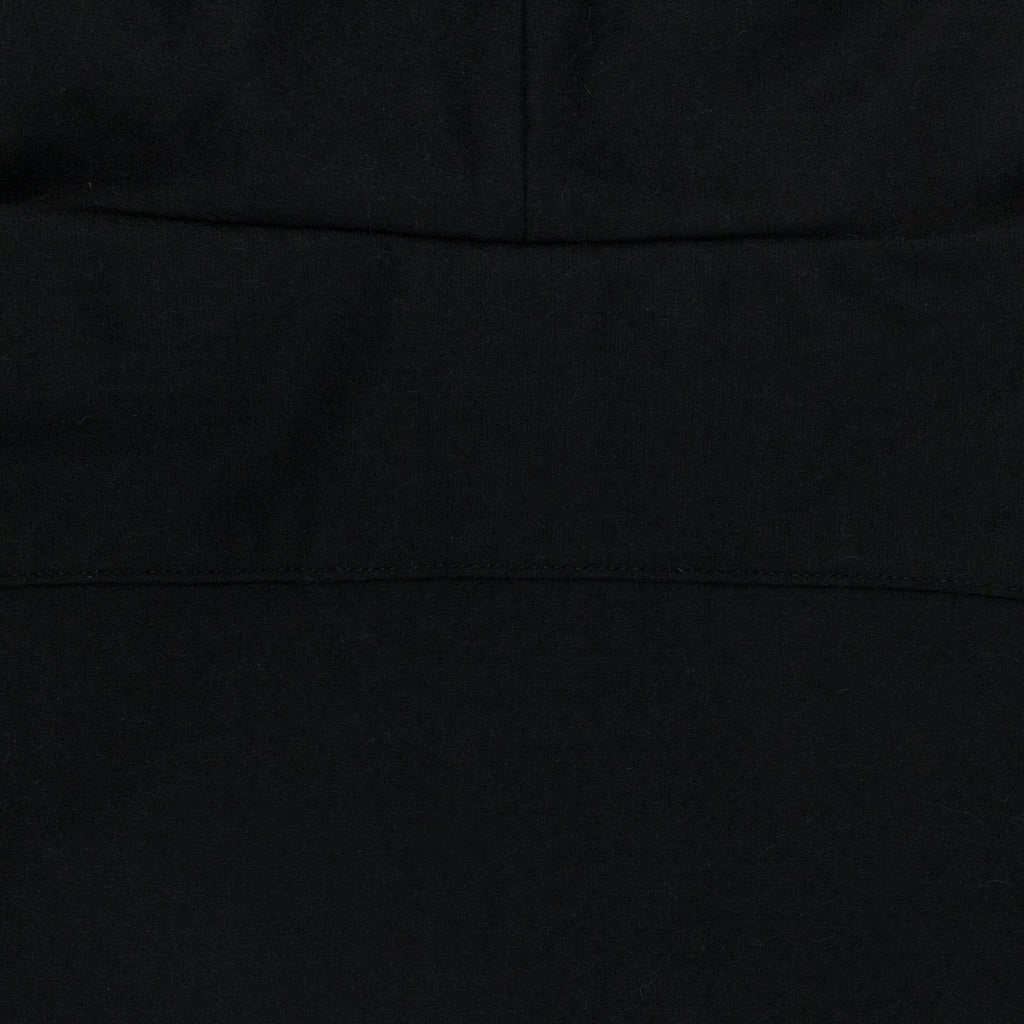 BLACK SIDE TIE HOODIE