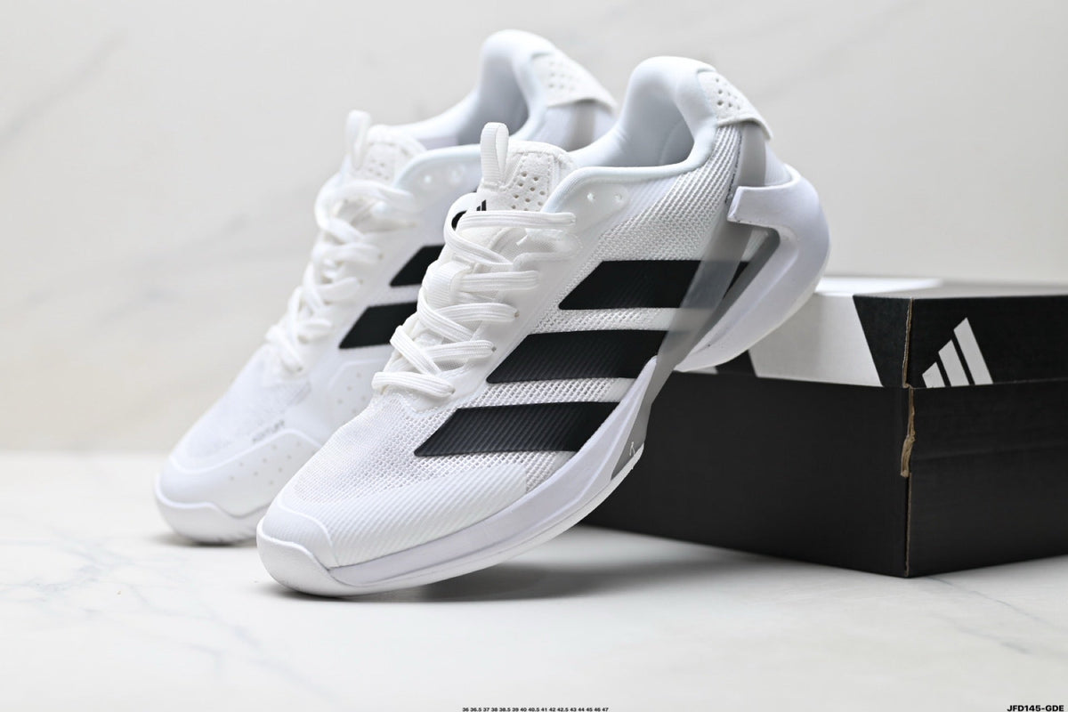 Adidas K81801650 Unisex Running Shoes | Versatile Daily Trainer - 2 Colorways incl. White/Black & Beige/Red
