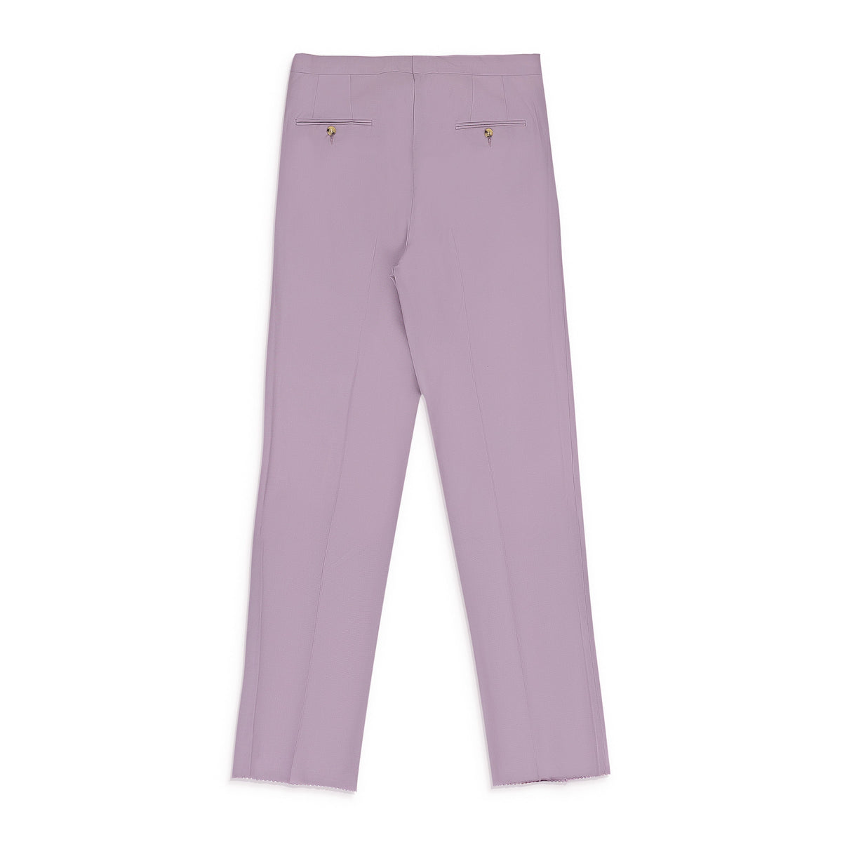 PINK TROPICAL WOOL SUIT TROUSERS