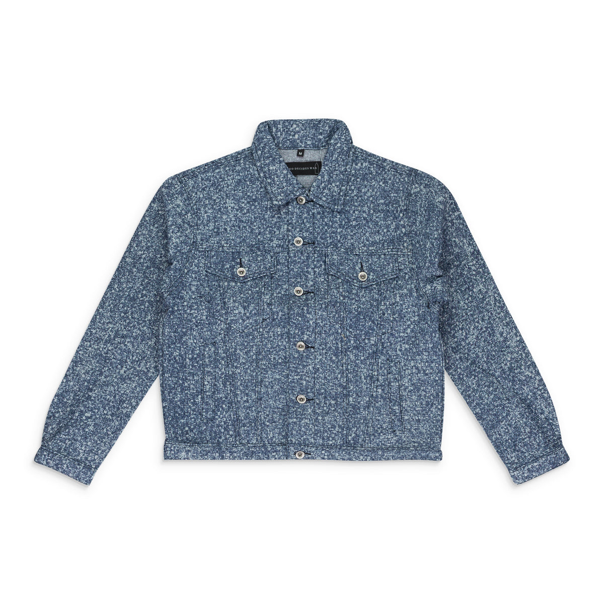 INDIGO WOVEN TRUCKER JACKET