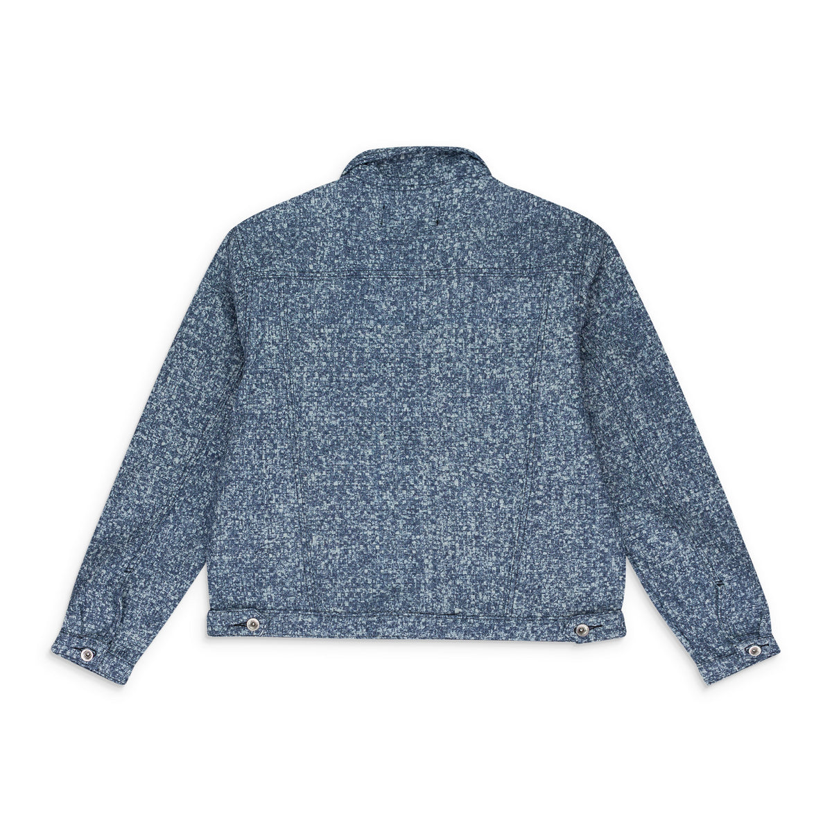 INDIGO WOVEN TRUCKER JACKET