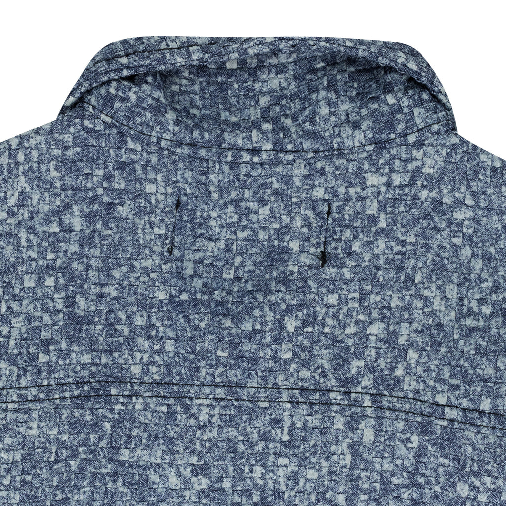 INDIGO WOVEN TRUCKER JACKET