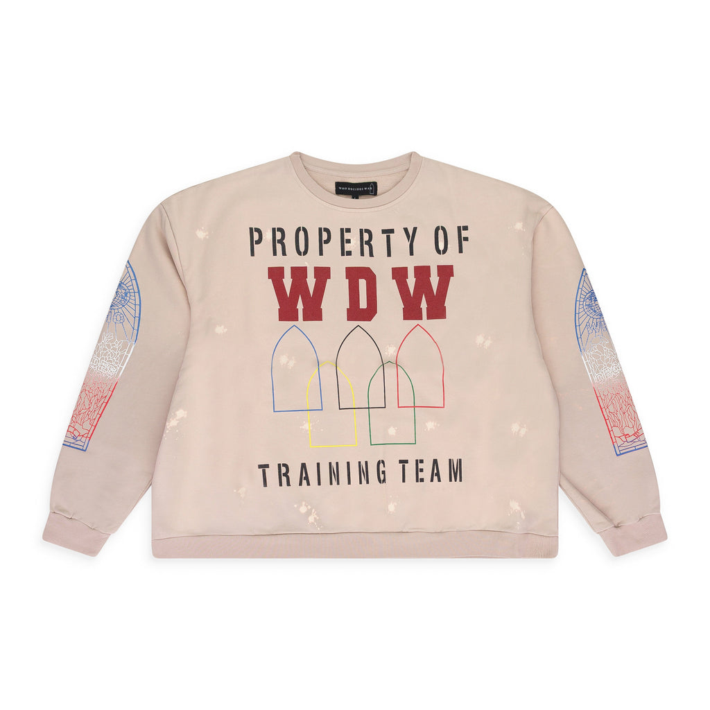 SILVER TRAINING CREWNECK SWEATER