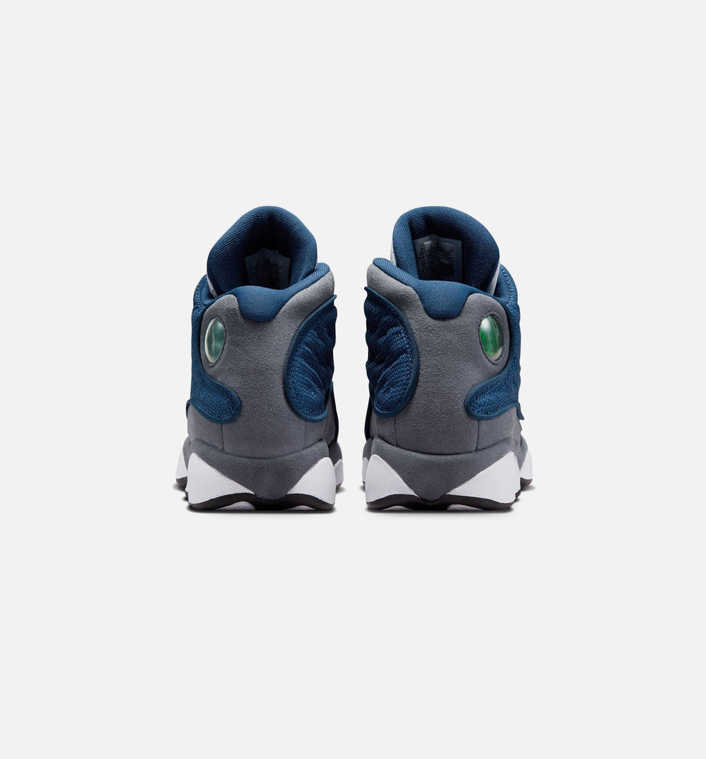 Air Jordan 13 Retro Navy and Flint Grey GS Sneakers