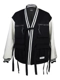 Mostly Heard Rarely Seen logo-embroidered varsity jacket