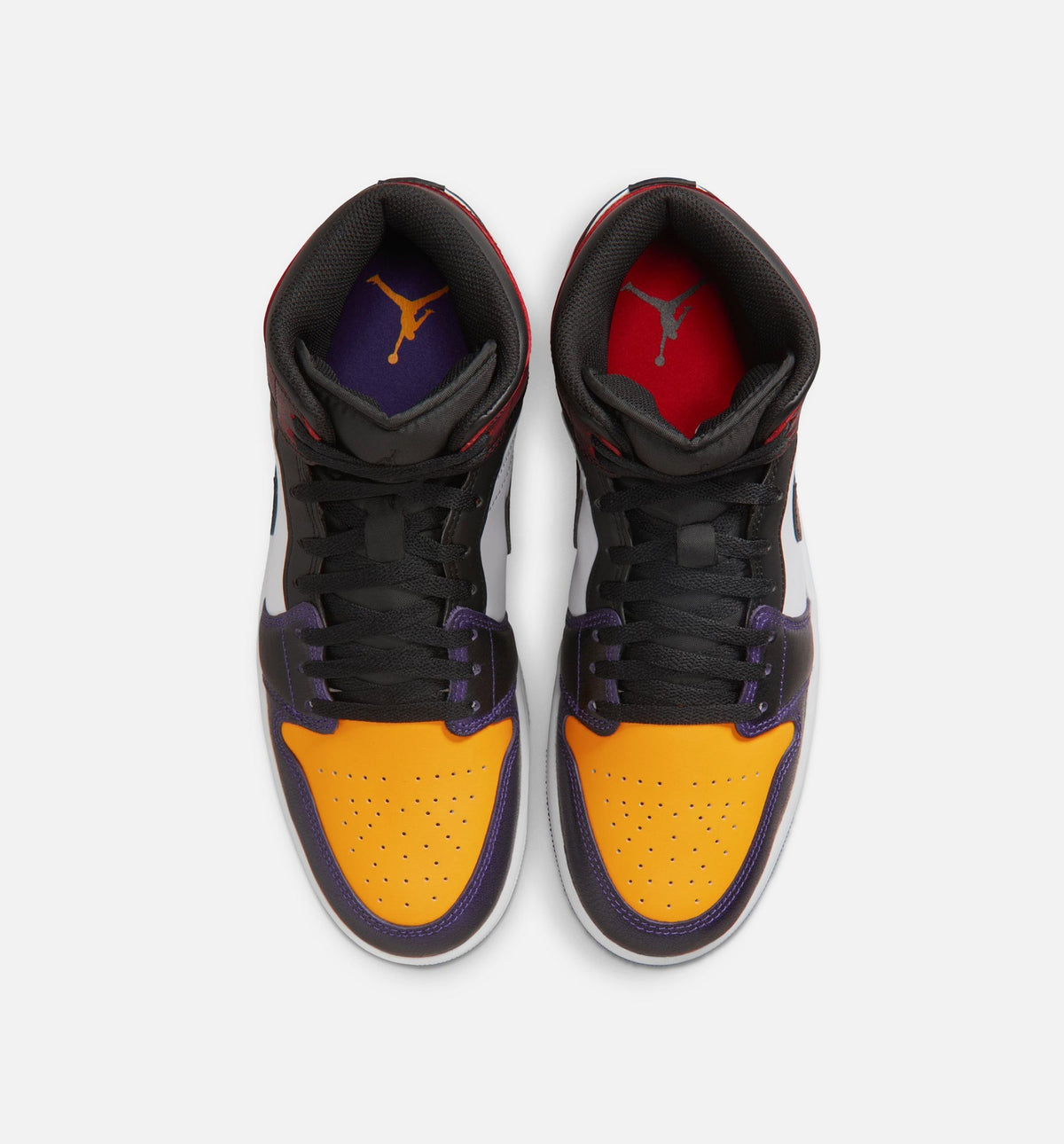 Air Jordan 1 Mid SE Men's Lifestyle Shoe – True Red/White/Court Purple/Black