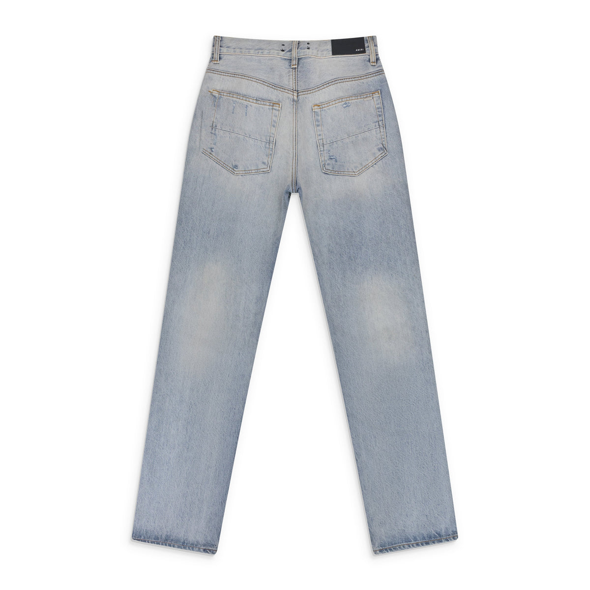 Stone Indigo MA Bar Logo Straight Jeans