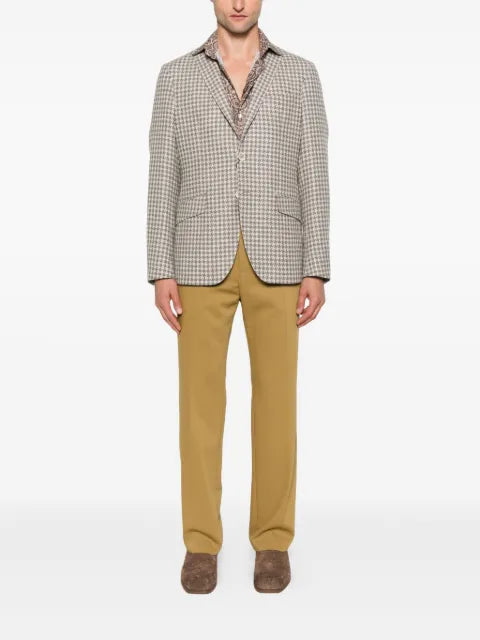 ETRO houndstooth-pattern jacket