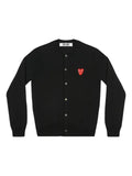 Comme Des Garçons Play heart-embellished cardigan