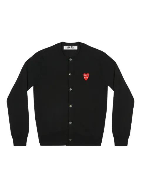 Comme Des Garçons Play heart-embellished cardigan