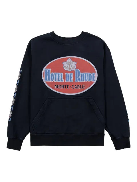 RHUDE Hotel de Rhude Monte-Carlo graphic sweatshirt