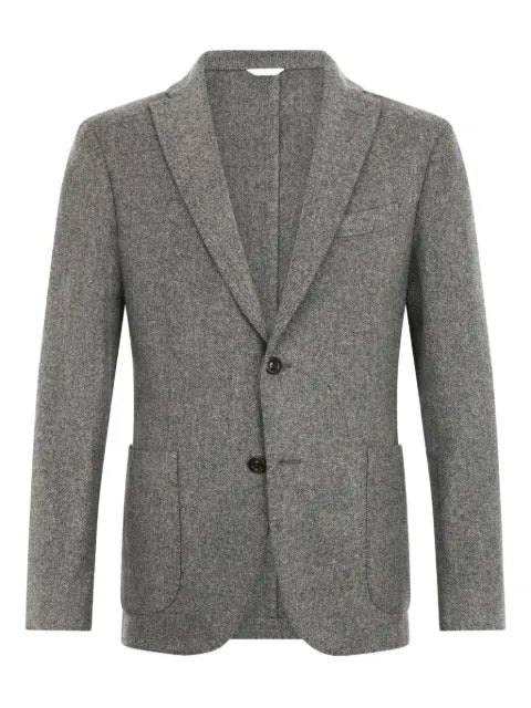 Boglioli herringbone two-button jacket
