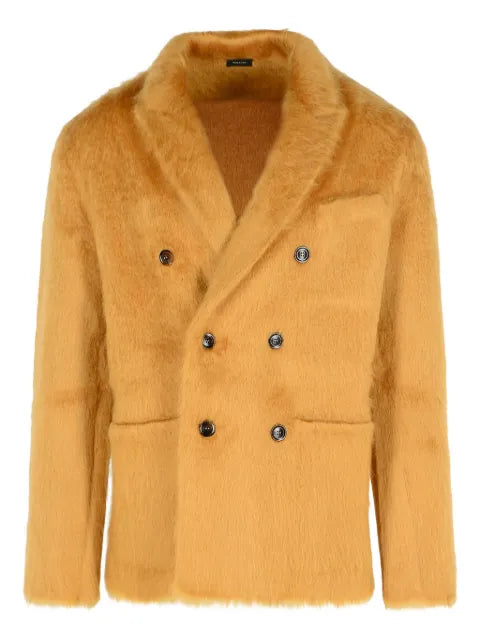 TOM FORD double-breasted patch-pocket blazer