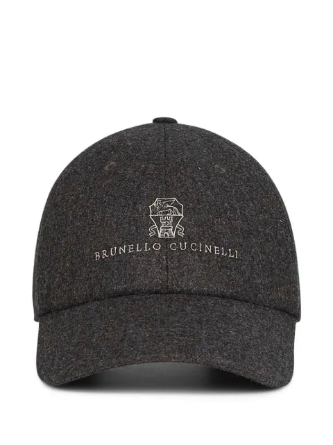 Brunello Cucinelli embroidered curved-peak baseball cap