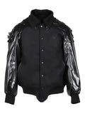 JUNTAE KIM  flower-embellished bomber jacket