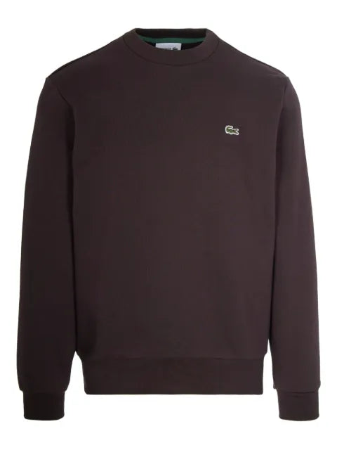 Lacoste logo-embroidered crew-neck sweater