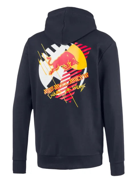 PUMA x Red Bull logo-print hoodie