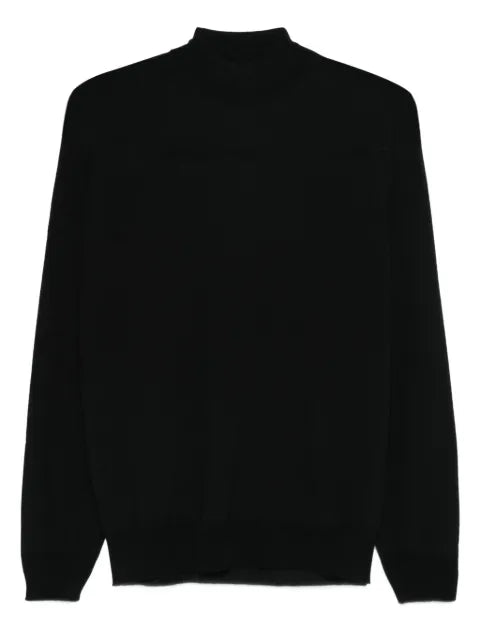 Filippo De Laurentiis mock-neck merino-wool T-shirt