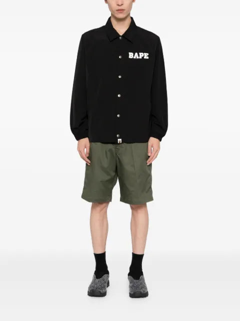 A BATHING APE® logo printed jacket