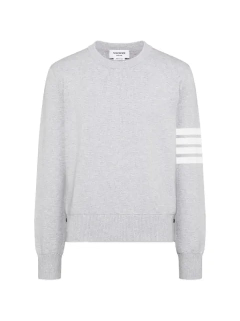 Thom Browne cotton crepe 4-Bar pullover