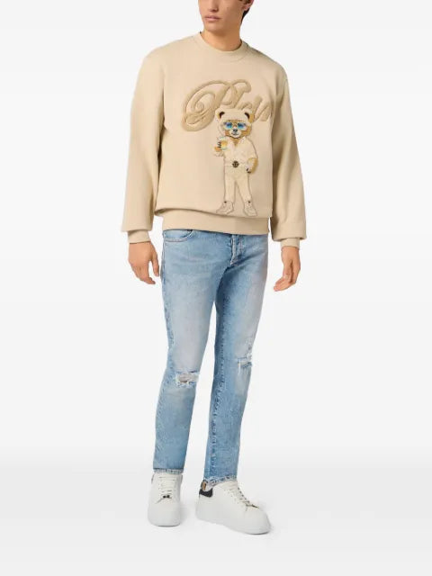 Philipp Plein teddy crew-neck sweatshirt