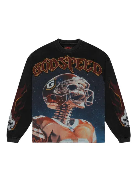 GODSPEED art piece stones long-sleeve sweatshirt