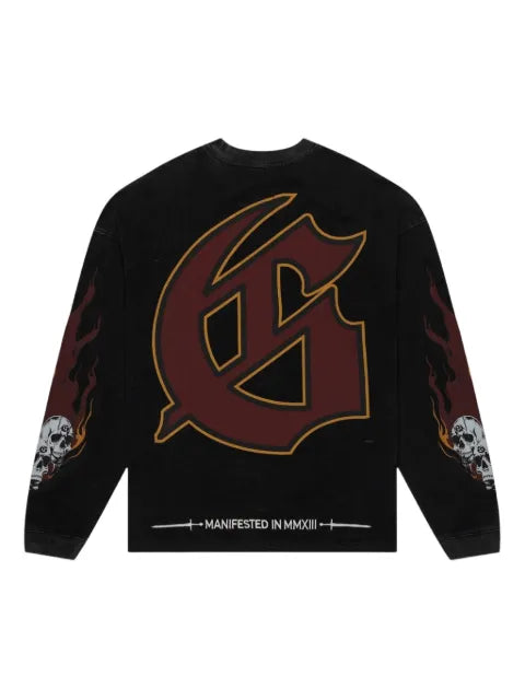 GODSPEED art piece stones long-sleeve sweatshirt