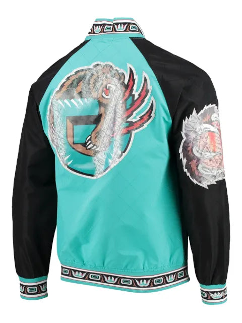 Mitchell & Ness x Vancouver Grizzlies diamond-quilted jacket