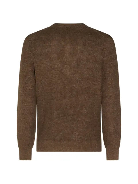 Brunello Cucinelli button-placket ribbed sweater